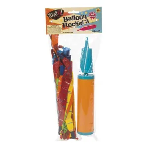 40 Rocket Balloons With Pump
