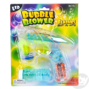 7" Transparent Light-Up Bubble Blaster