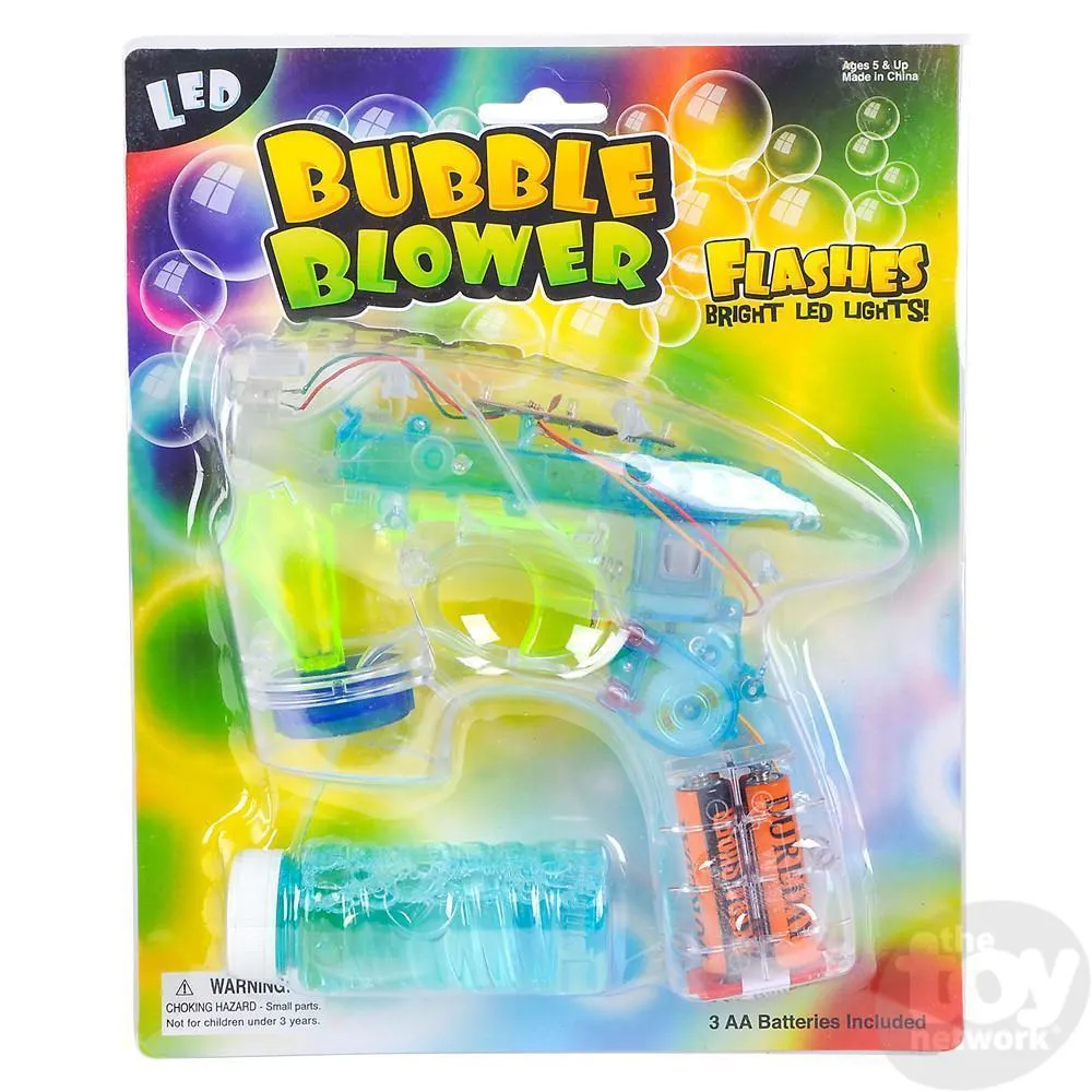 7" Transparent Light-Up Bubble Blaster