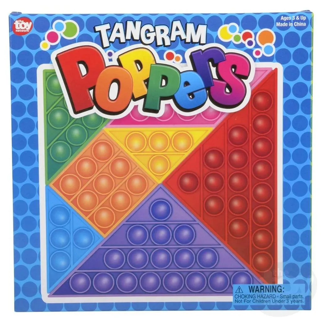 8" Tangram Bubble Popper