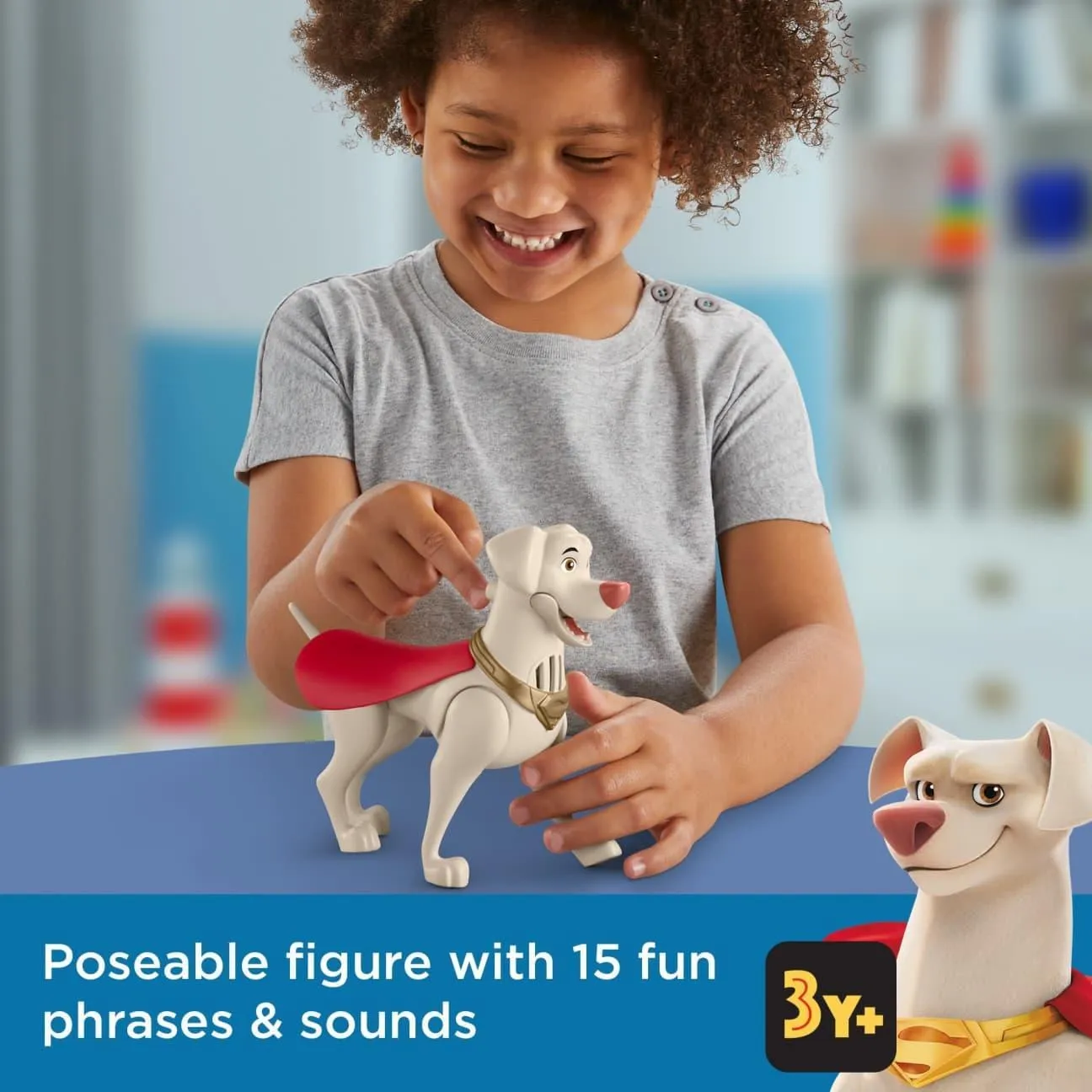 DC League Of Super-Pets Talking Krypto Figure