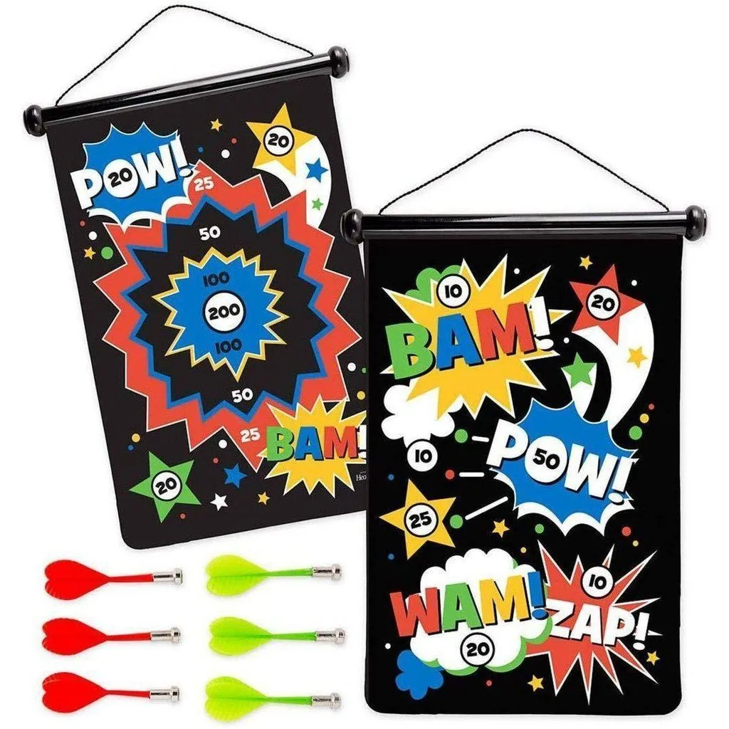 Double-Sided Magnetic Target Game - Superhero
