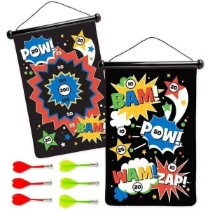 Double-Sided Magnetic Target Game - Superhero