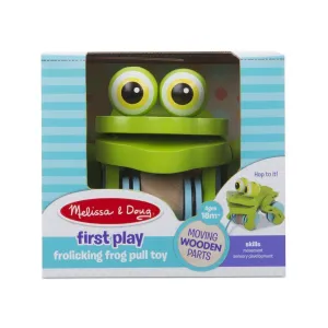 First Play - Frolicking Frog Pull Toy