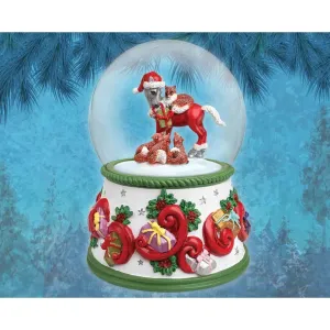 Forest Friends Musical Snow Globe