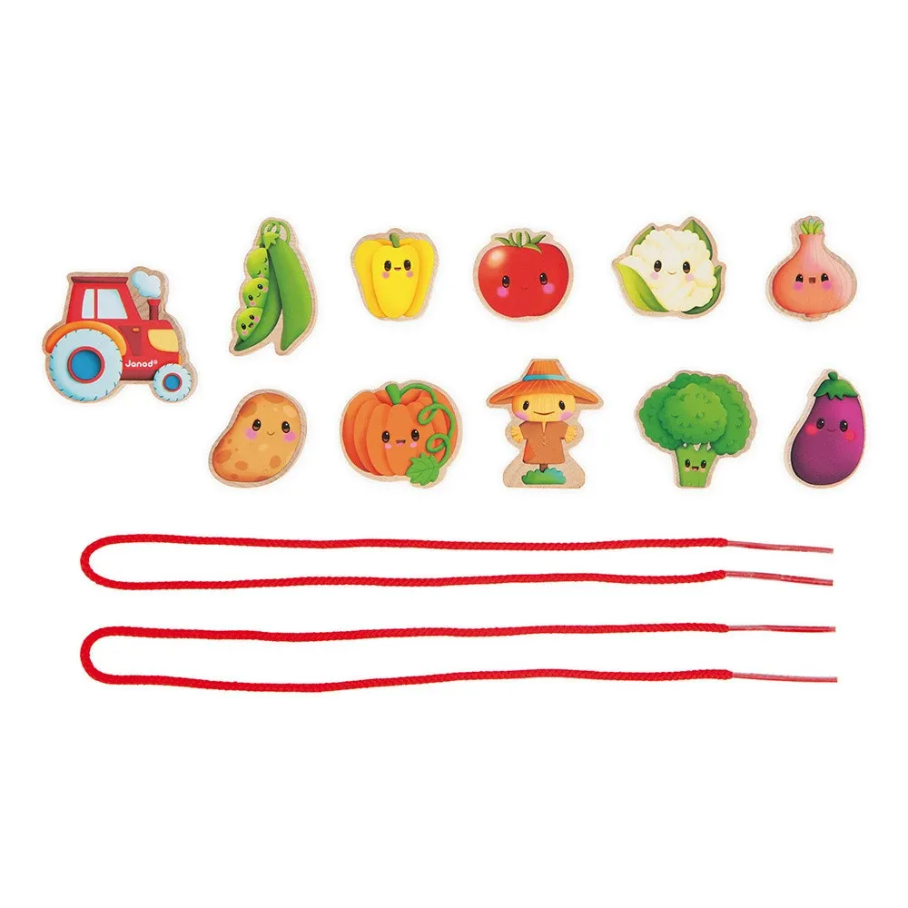 Janod Stringable Beads - Sheeps