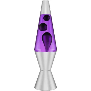 Lava Lamp Black/Purple 14.5"