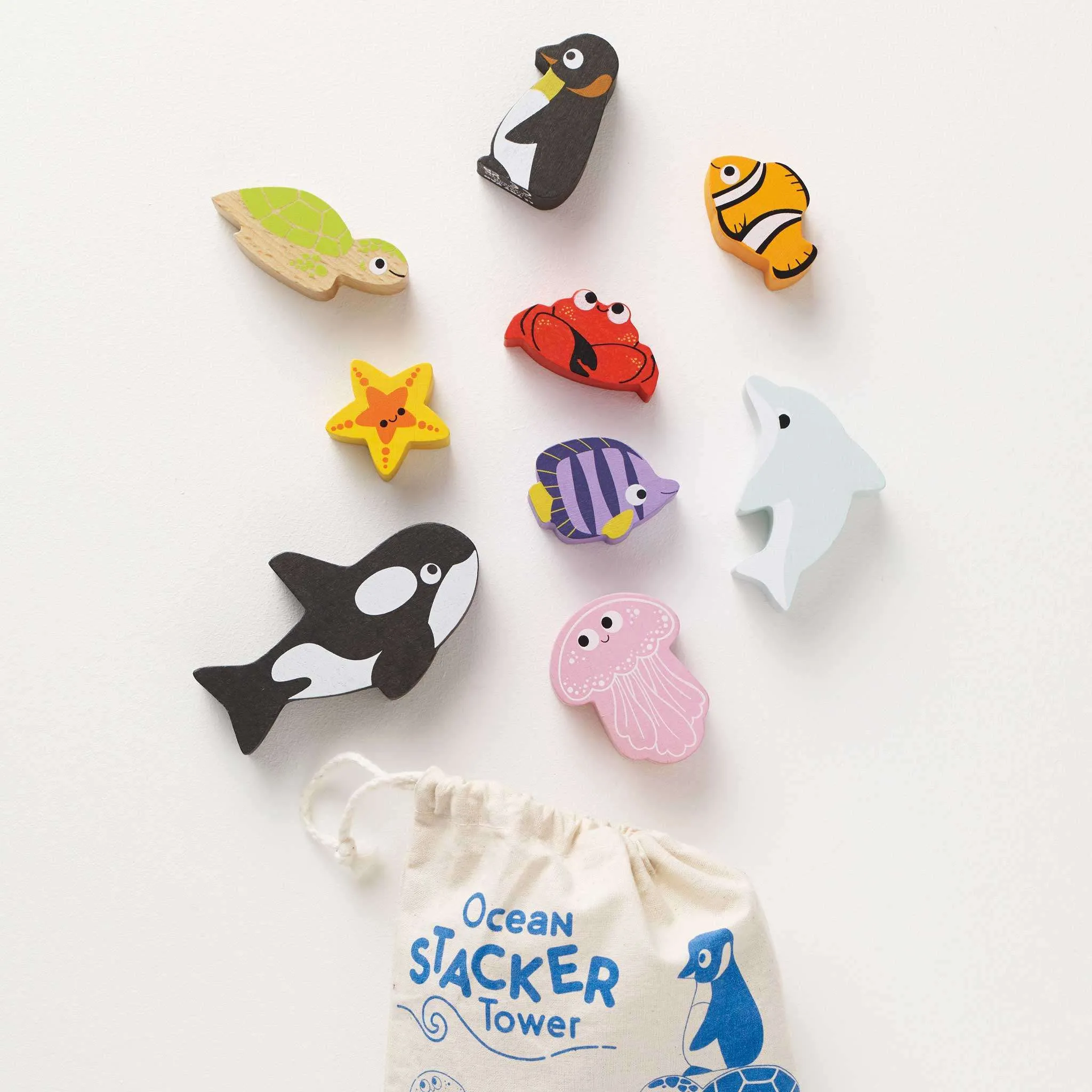 Le Toy Van Ocean Stacking Animals
