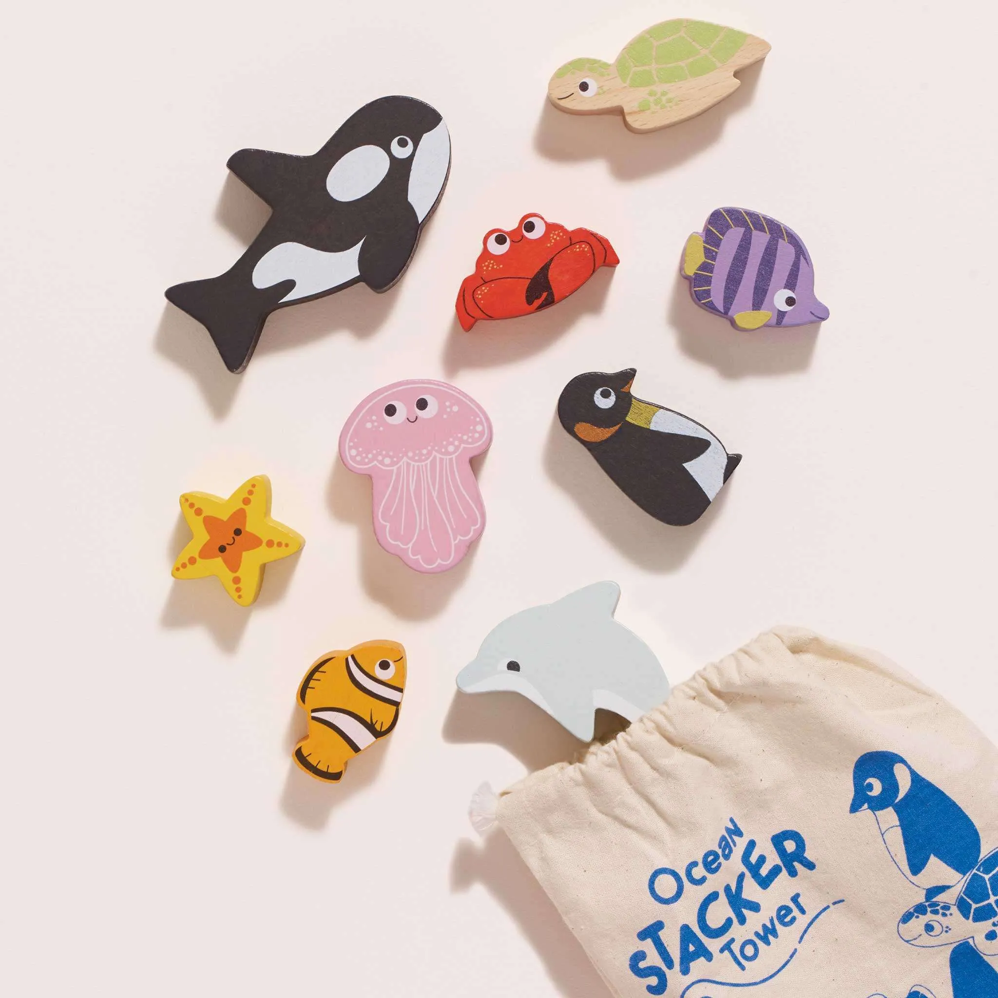 Le Toy Van Ocean Stacking Animals