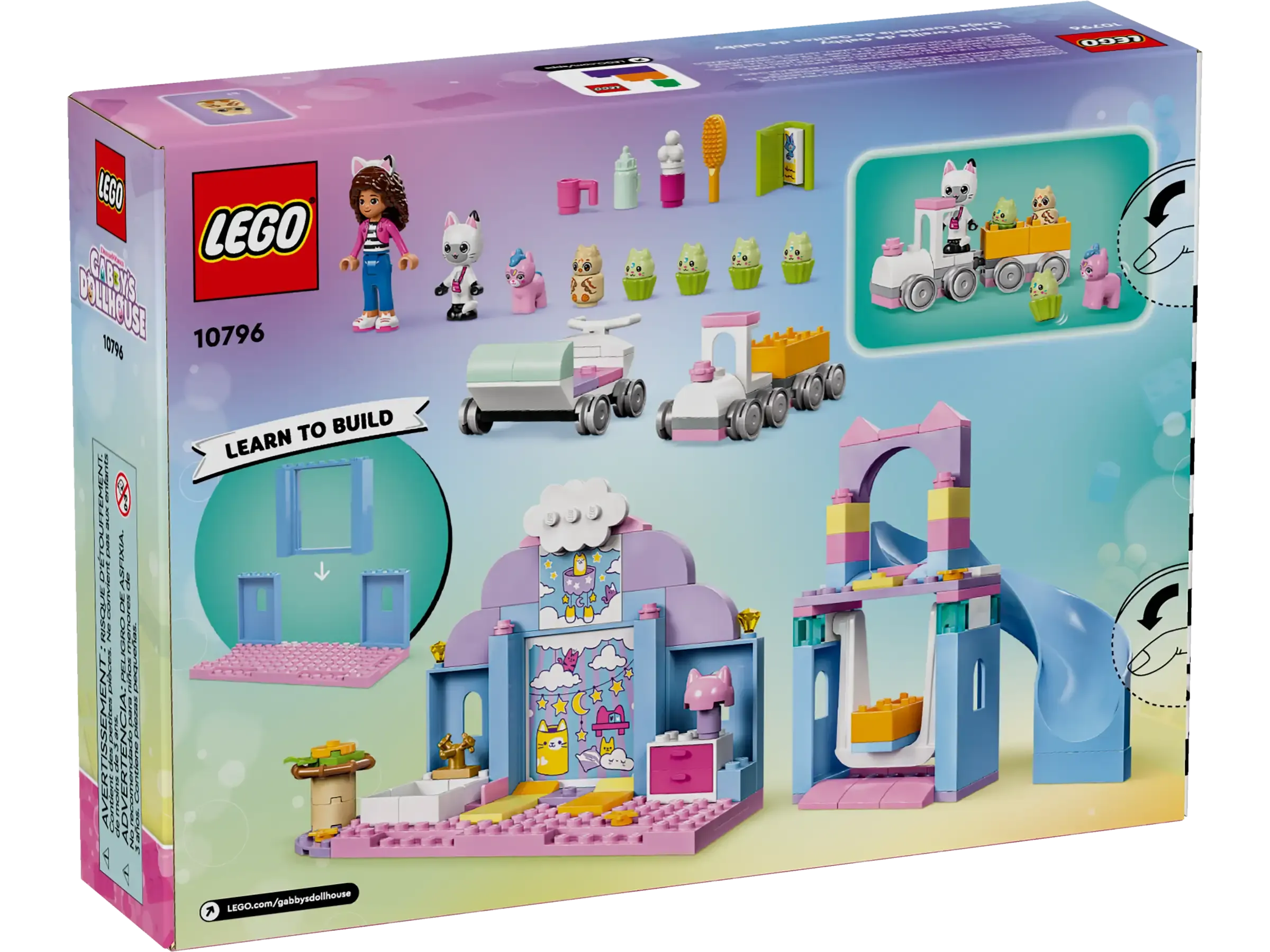 LEGO 10796 Gabby's Dollhouse Gabby's Kitty Care Ear