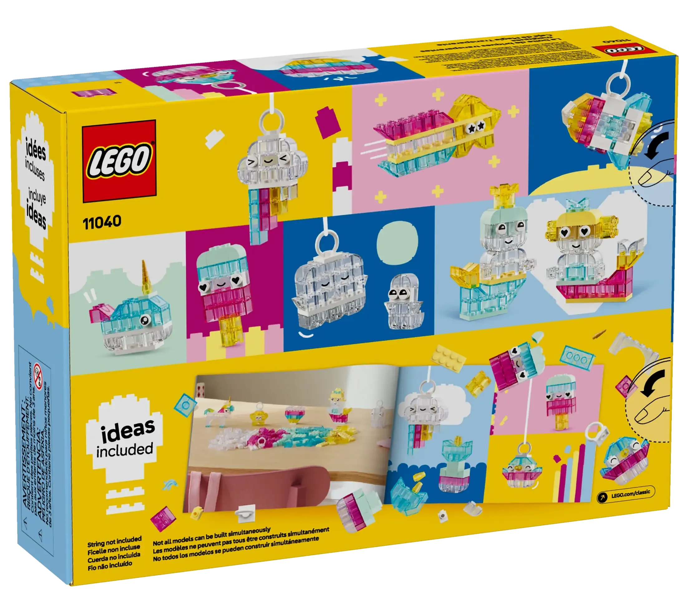 LEGO CLASSIC 11040 Magical Transparent Box