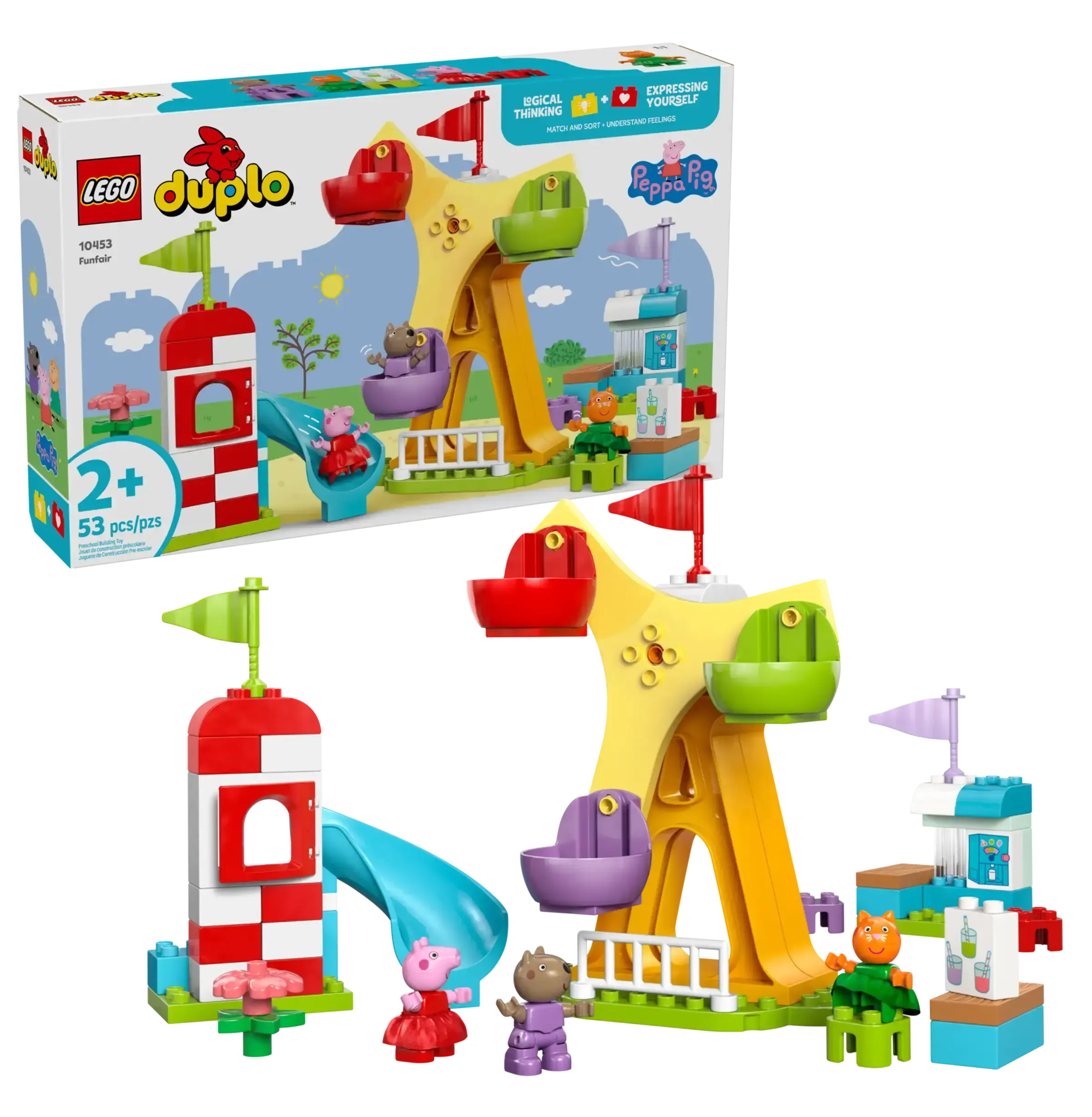 LEGO PEPPA PIG 10453 Funfair Toddler Building Set