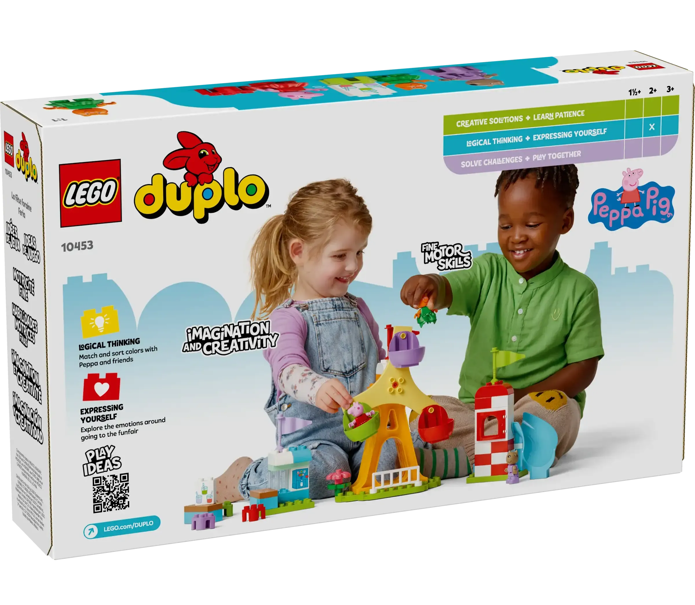 LEGO PEPPA PIG 10453 Funfair Toddler Building Set