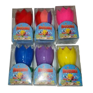 Lotus Birthday Candle