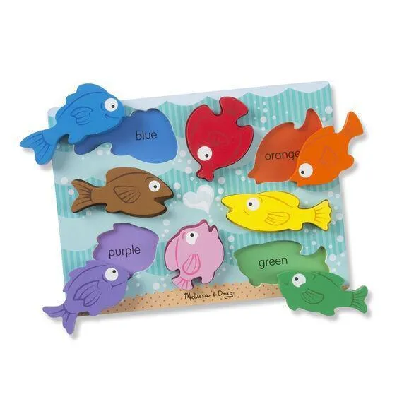 Melissa & Doug 19003 Chunky Puzzle - Colourful Fish