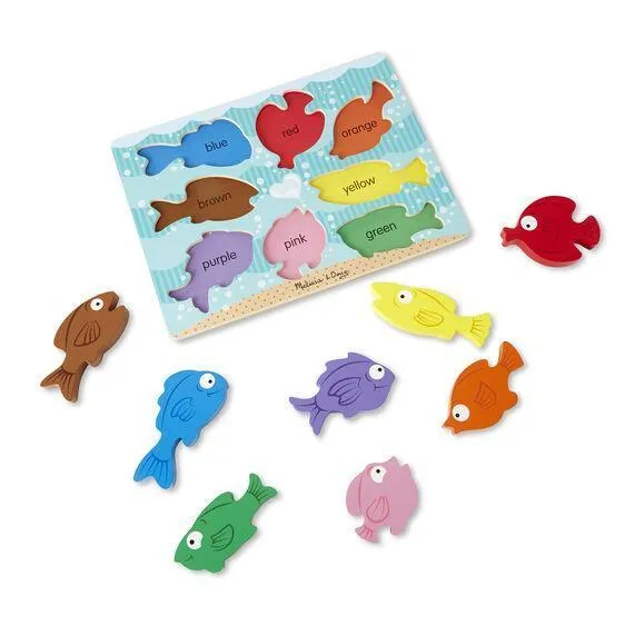 Melissa & Doug 19003 Chunky Puzzle - Colourful Fish