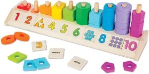 Melissa & Doug Counting Shape Stacker