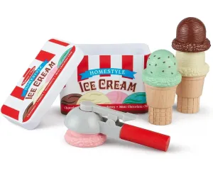 Melissa & Doug Scoop & Stack Ice Cream Cone Playset