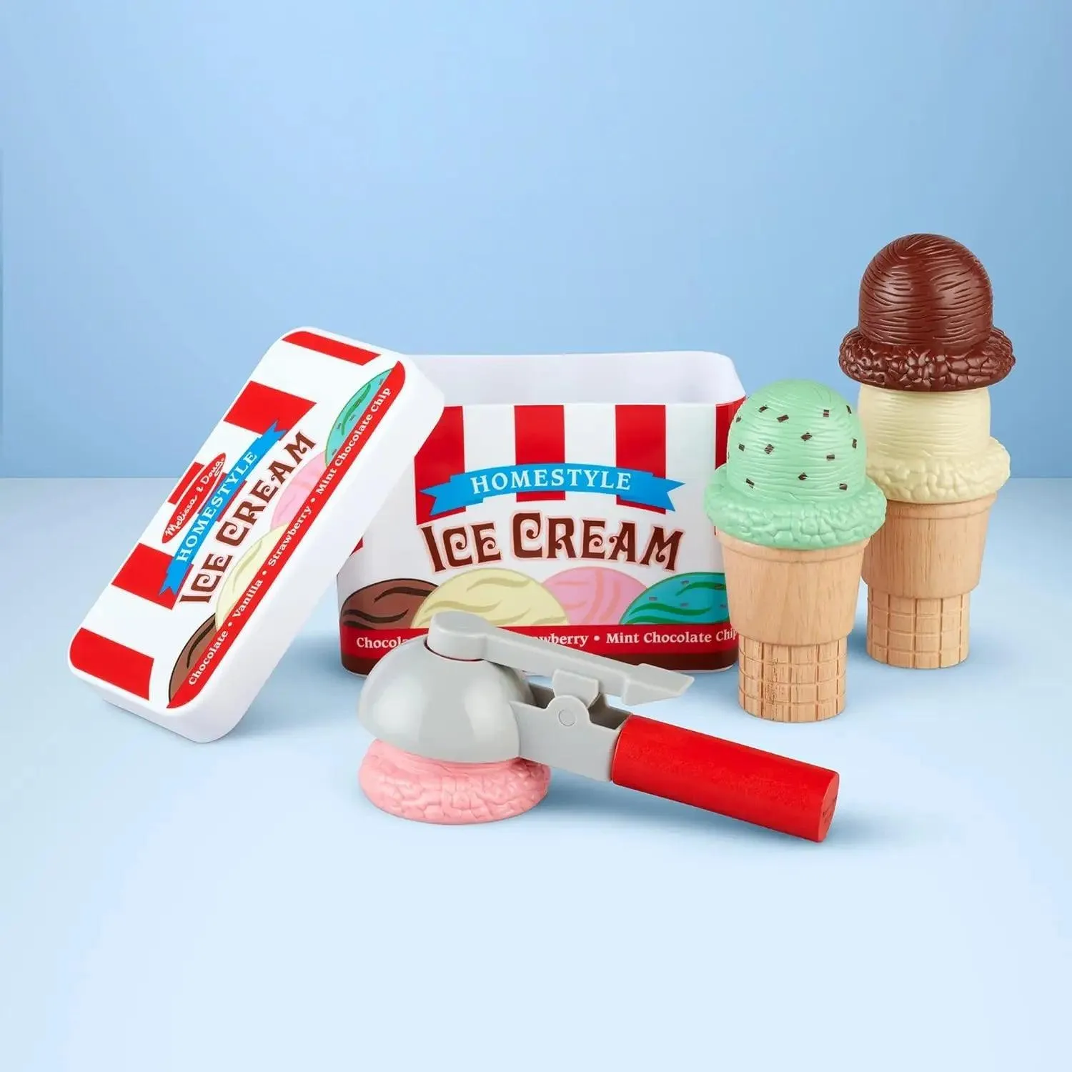 Melissa & Doug Scoop & Stack Ice Cream Cone Playset