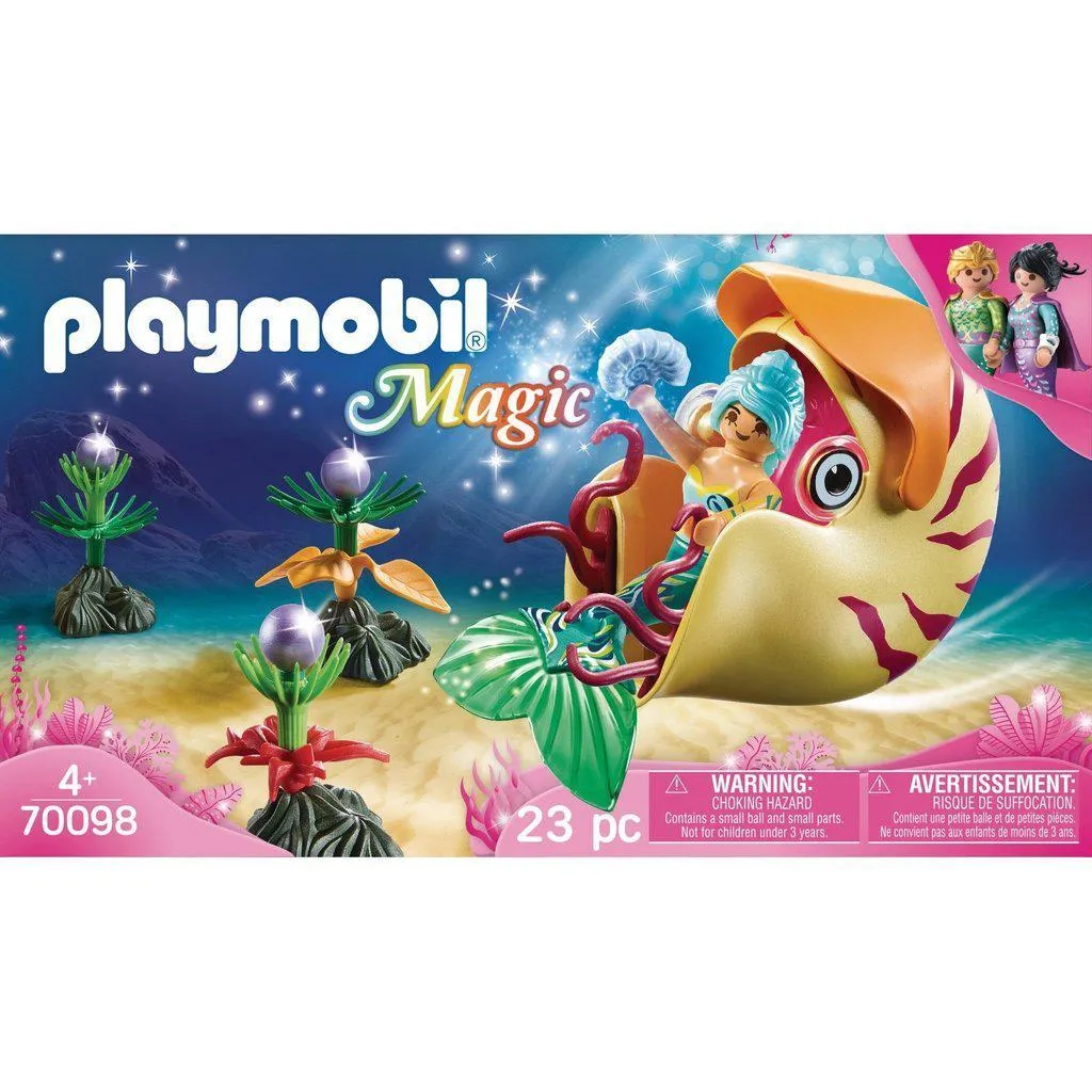 Mermaid with Sea Snail Gondola