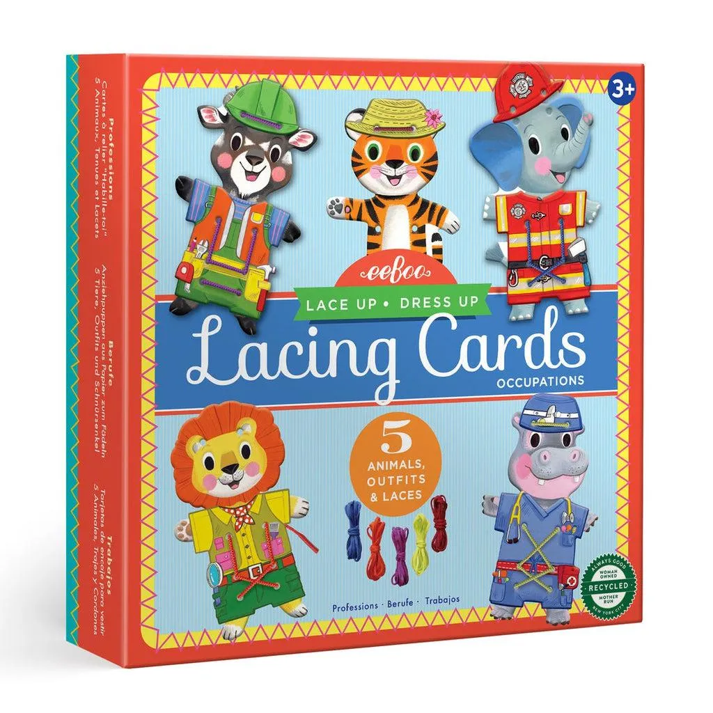 Occupations Lacing Cards