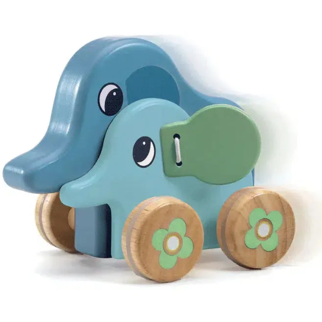 PitiSing Elephant Musical Push Along