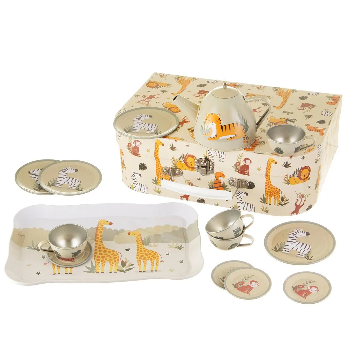 RJB Stone Savannah Safari Kid's Tea Set