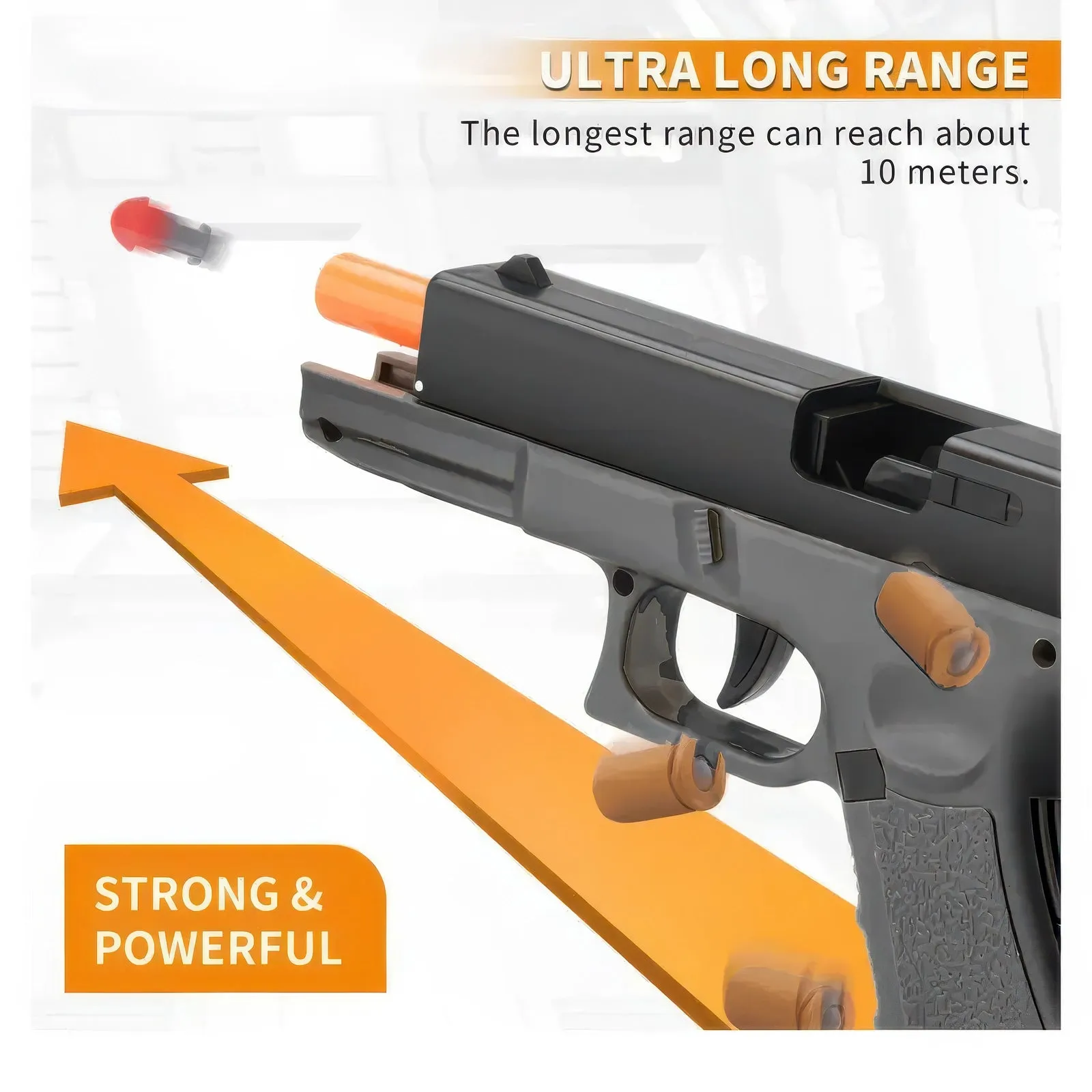 Semi-Automatic Toy Handgun for Boys