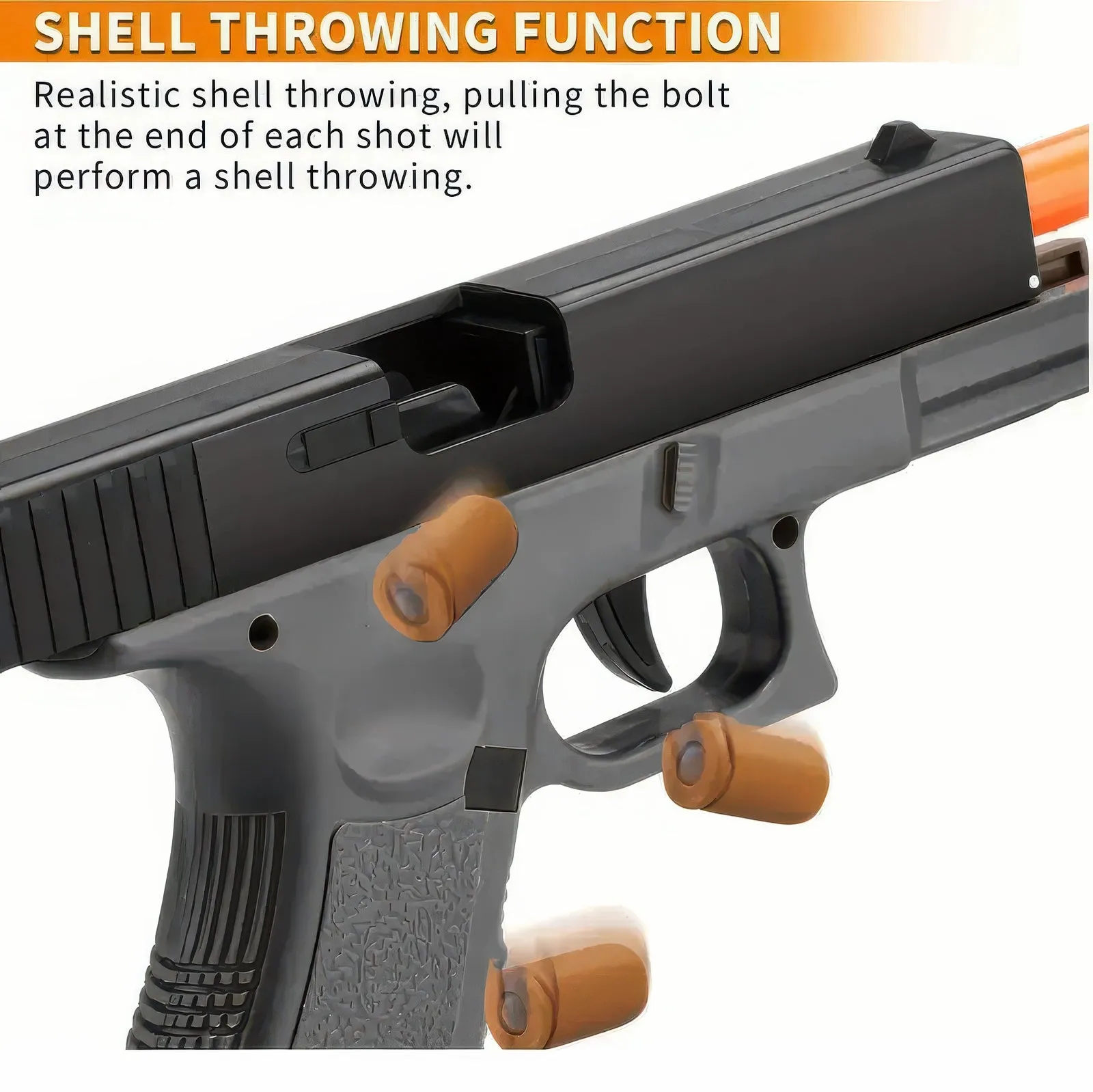Semi-Automatic Toy Handgun for Boys