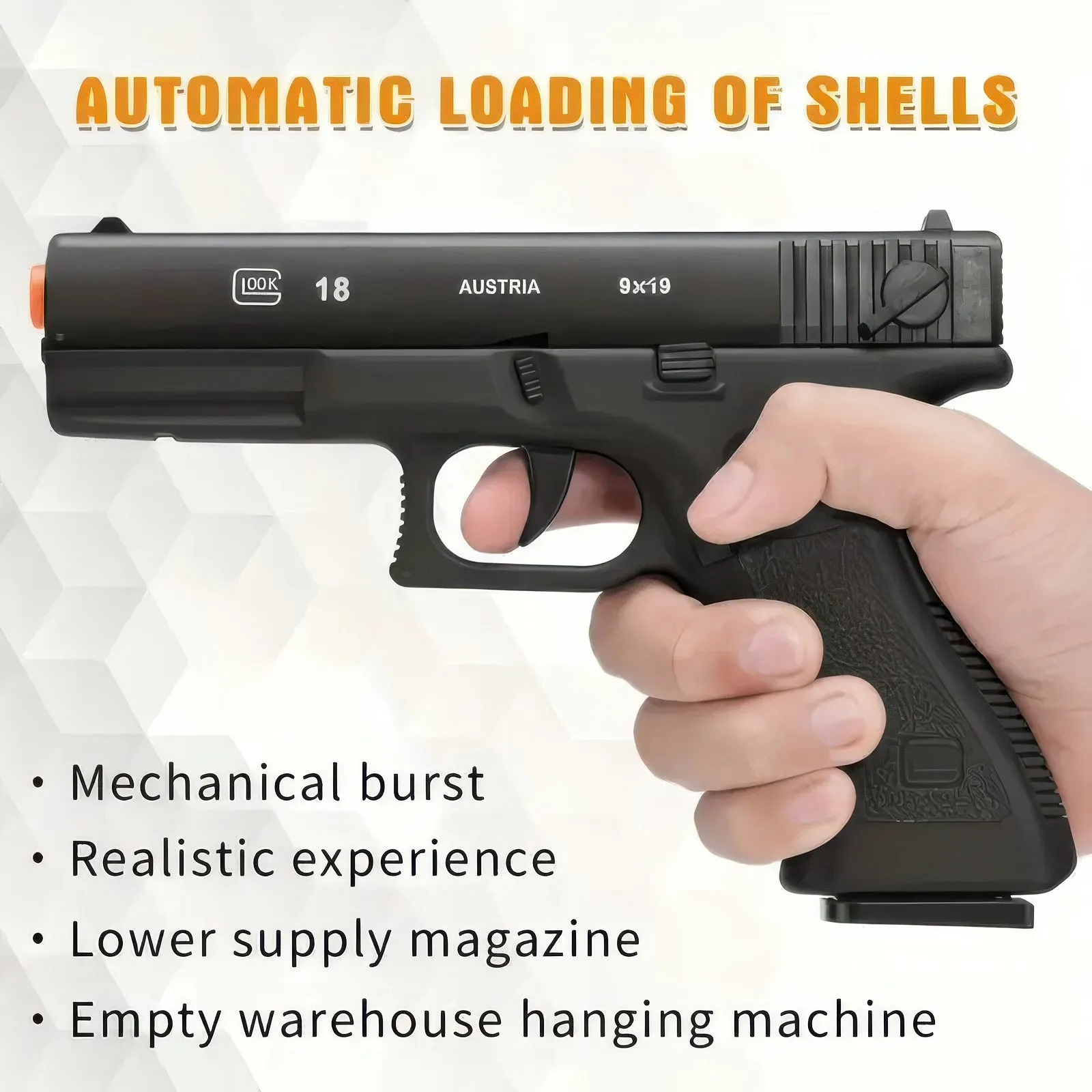 Semi-Automatic Toy Handgun for Boys