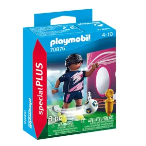 Soccer Player with Goal