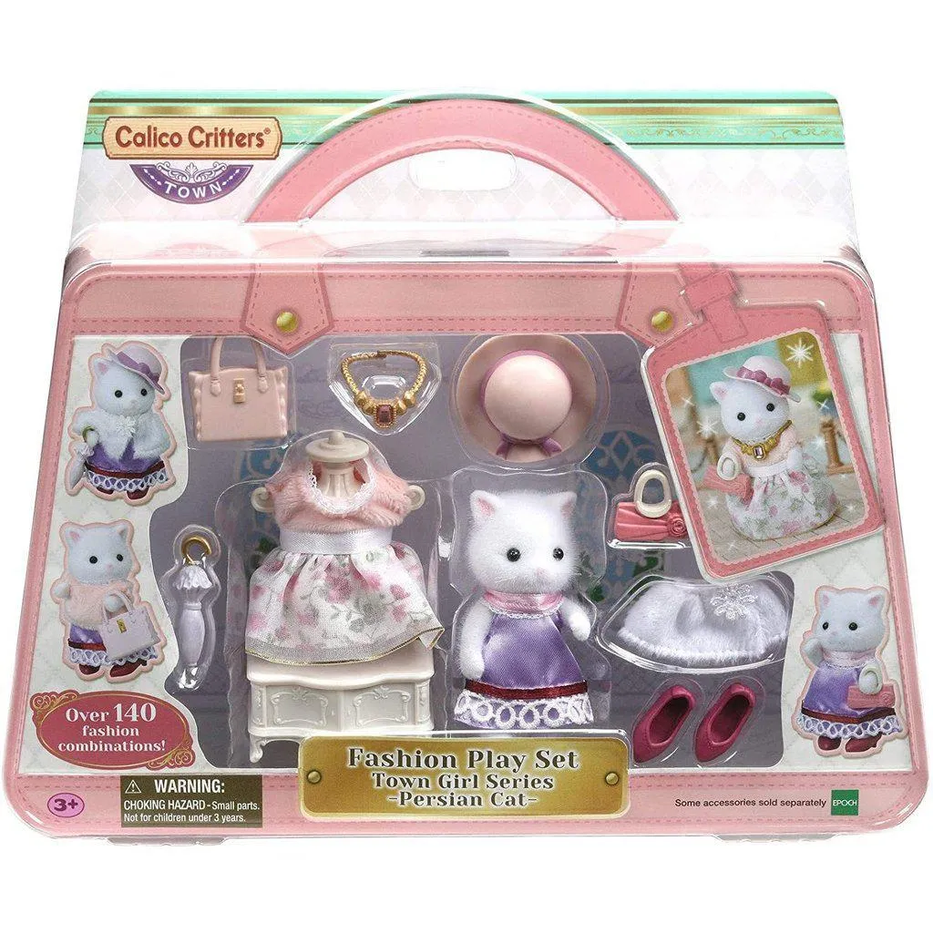 Town Series Girl - Persian Cat Fashion Playset