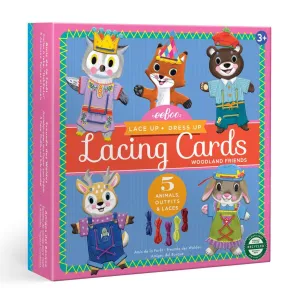 Woddland Friends Lacing Cards