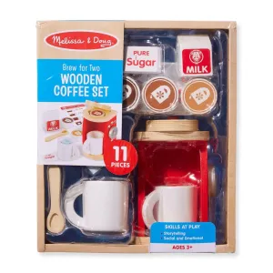 Wooden Brew & Serve Coffee Set